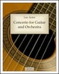 Concerto for Guitar and Orchestra (2012) Orchestra sheet music cover